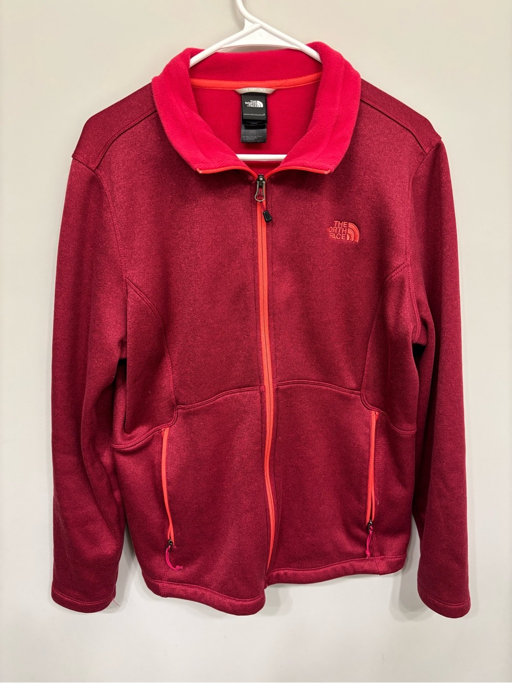 The North Face Women's Berry/Magenta Zip Fleece Jacket